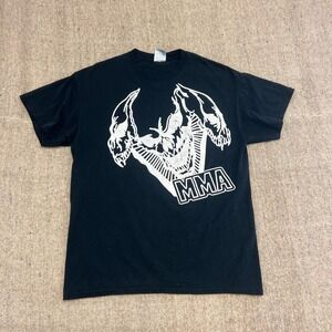 Vintage Adrenaline Fight Club Shirt Mens Medium Black 2000s Y2K MMA